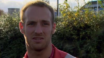 Worker speaking at Grangemouth refinery and petrochemical plant