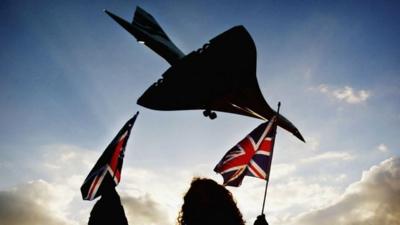 Concorde taking off