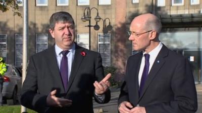 Alistair Carmichael and John Swinney