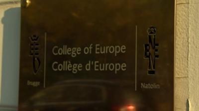 College of Europe plaque