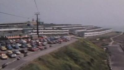 Old Butlin's holiday camp at Barry Island in the Vale of Glamorgan