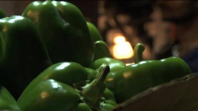 Green peppers