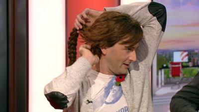 David Tennant on BBC Breakfast