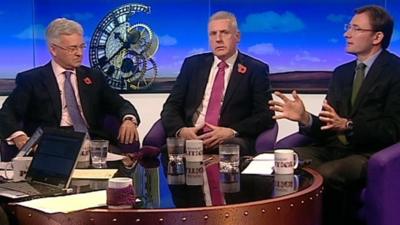 Alan Duncan, Vernon Coaker and James Landale