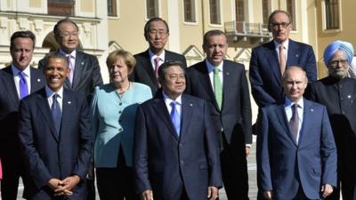 G20 leaders in St Peterburg in September