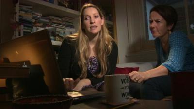 Laura Bates and Fi Glover