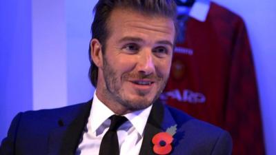 David Beckham says he is "committed to growing the sport" in the United States