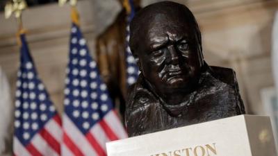 Bust of Churchill at US Capitol