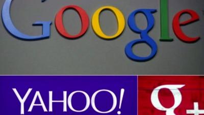 Google and Yahoo! graphics