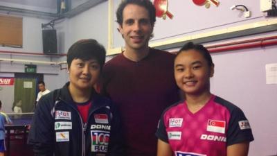 Mark Beaumont meets Jing Jun Hong and Isabelle Li