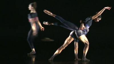 Dancers from the Birmingham Royal Ballet performing in at the Theatre Royal in Plymouth