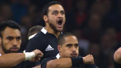 New Zealand perform the Haka