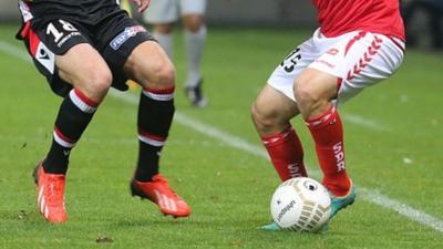 French teams' footballers in Ligue match