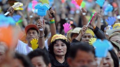 Protesters in Bangkok