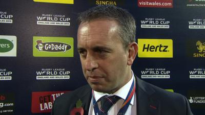 England Rugby League head coach Steve McNamara