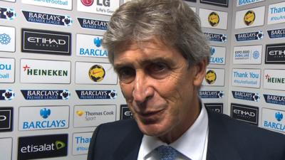 Manchester City manager Manuel Pelligrini