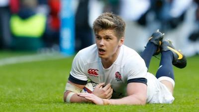 England try scorer Owen Farrell