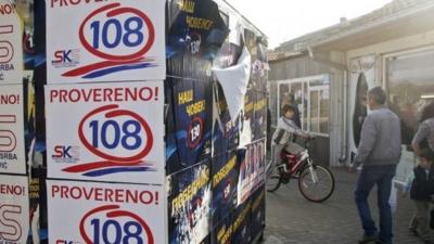 Election campaign posters