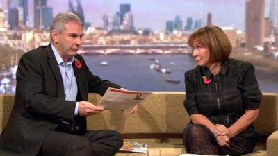 Kevin Maguire and Sarah Sands