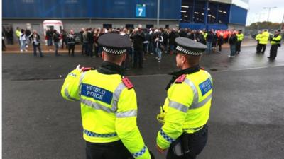 Police at stadium