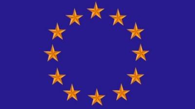 Stars flag logo of EU