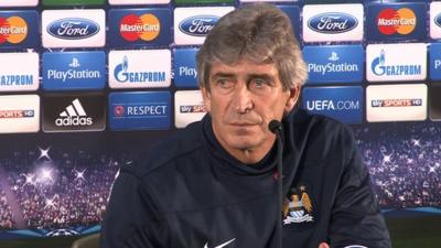 Manchester City boss Manuel Pellegrini