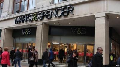 Marks and Spencer store in London