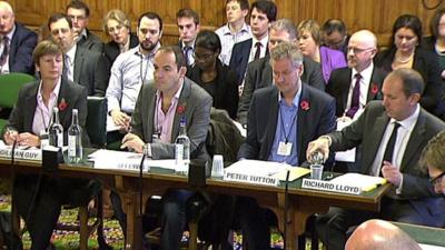 (L to R) Gillian Guy; Martin Lewis; Peter Tutton and Richard Lloyd