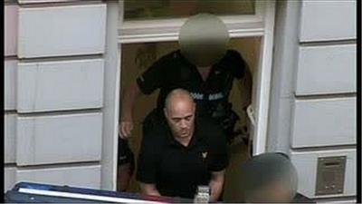 Curtis Warren outside Jersey's Magistrates Court