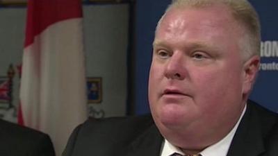 Toronto Mayor Rob Ford