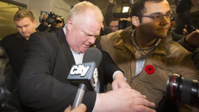 Toronto's Mayor Rob Ford