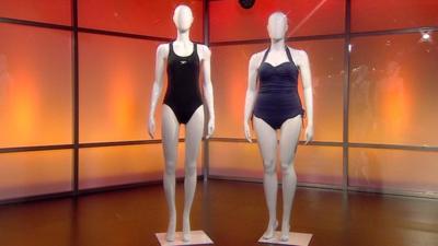 Size 10 and size 16 mannequin