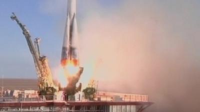 Soyuz rocket launch