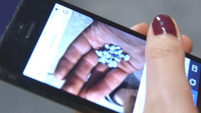 Pills on mobile phone
