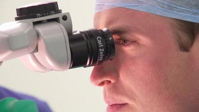 Prince William at The Royal Marsden NHS Foundation Trust