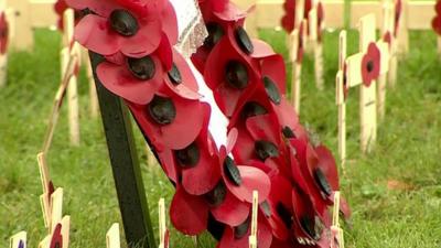 Wreath of poppies