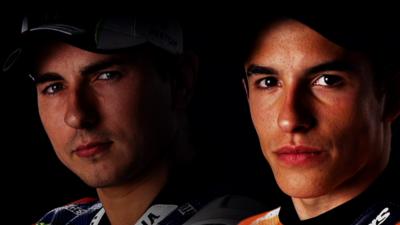 Jorge Lorenzo and Marc Marquez