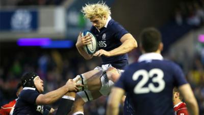 Scotland in action against Japan