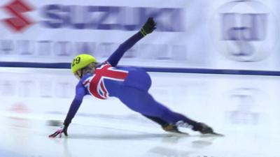 Elise Christie skating