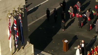 The Queen at the Cenotaph