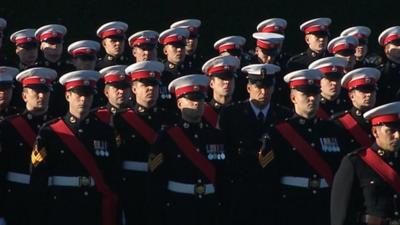 Royal Marines at Lympstone