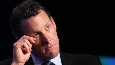 Disgraced former cyclist Lance Armstrong