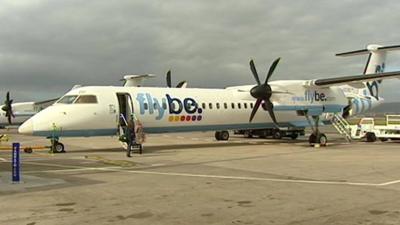 FlyBe plane