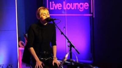 Miley Cyrus in the Live Lounge