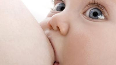 Breastfeeding infant