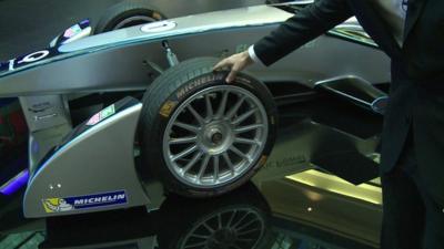 The latest Formula E car