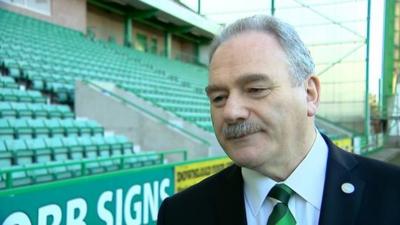 Hibernian chairman Rod Petrie