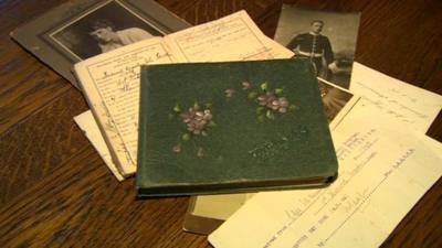 The book of soldiers' stories from WW1