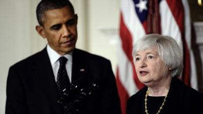 President Obama and Janet Yellen