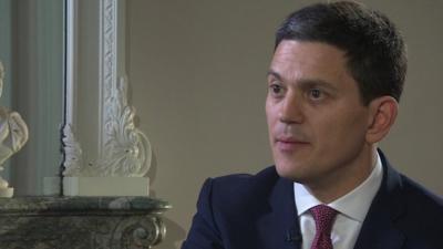 President of the International Rescue Committee, David Miliband